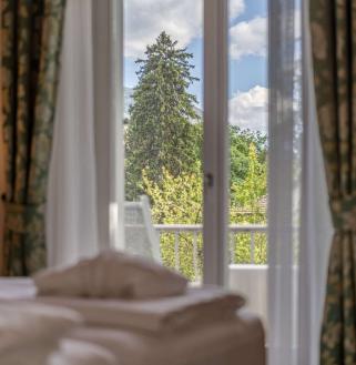 Aussicht vom Schlafzimmer